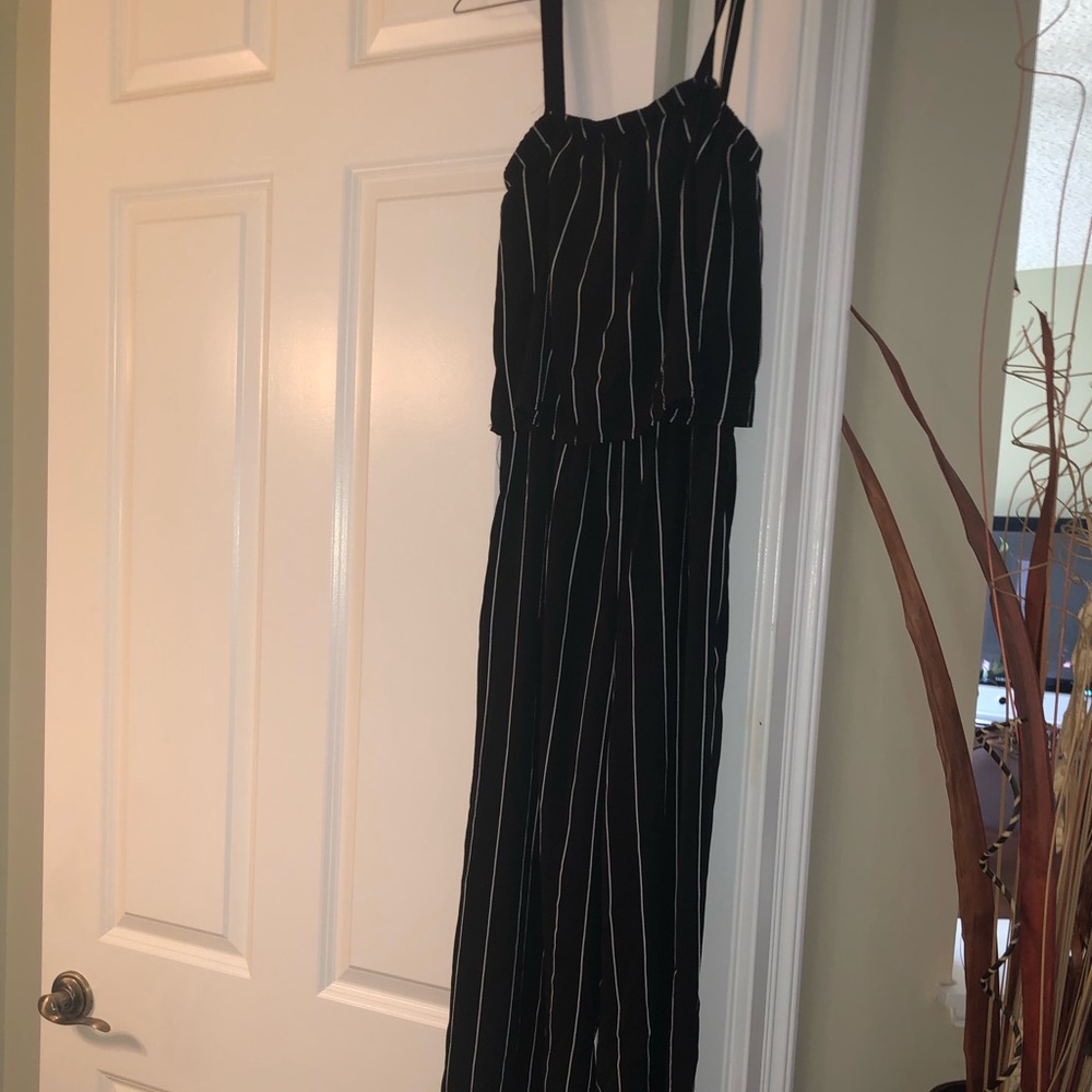 Black and white romper